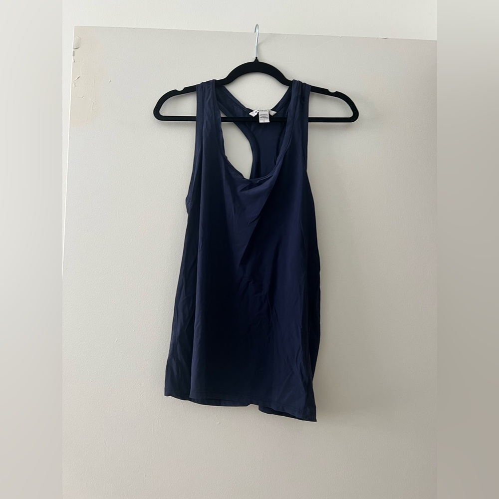 Athletha navy racerback tank top